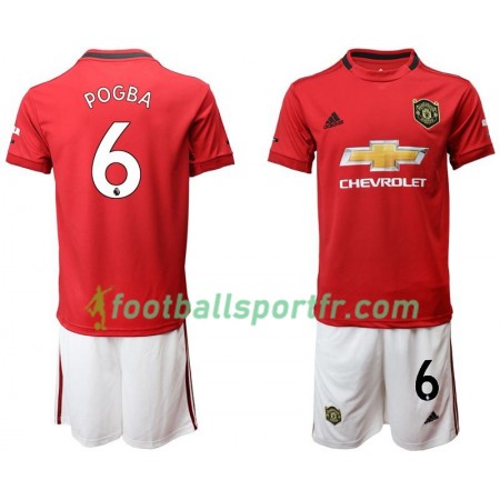 Tenue Manchester United Pogba 6 Enfant Domicile 2019-2020 Maillot de Foot
